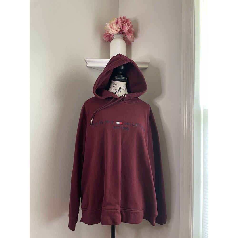 Tommy Hilfiger Maroon Hoodie